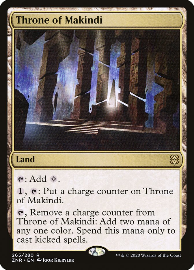 Throne of Makindi [Zendikar Rising] | Dragon's Lair Comics and Fantasy Houston TX