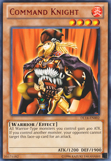 Command Knight (Red) [DL14-EN002] Rare | Dragon's Lair Comics and Fantasy Houston TX