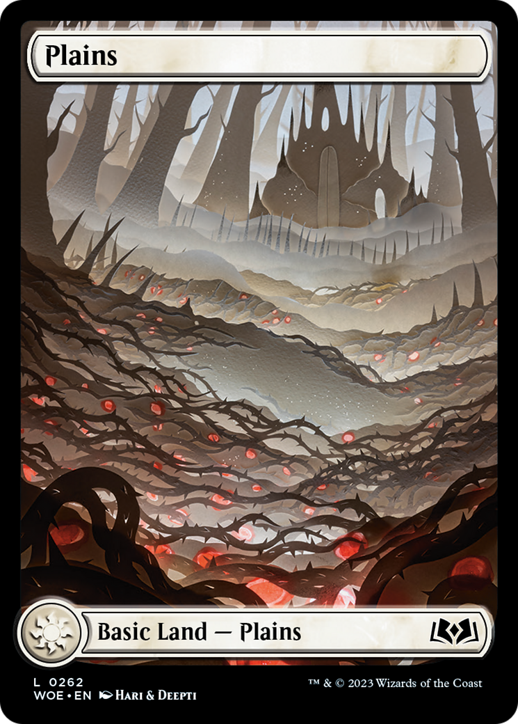 Plains (262) (Full-Art) [Wilds of Eldraine] | Dragon's Lair Comics and Fantasy Houston TX