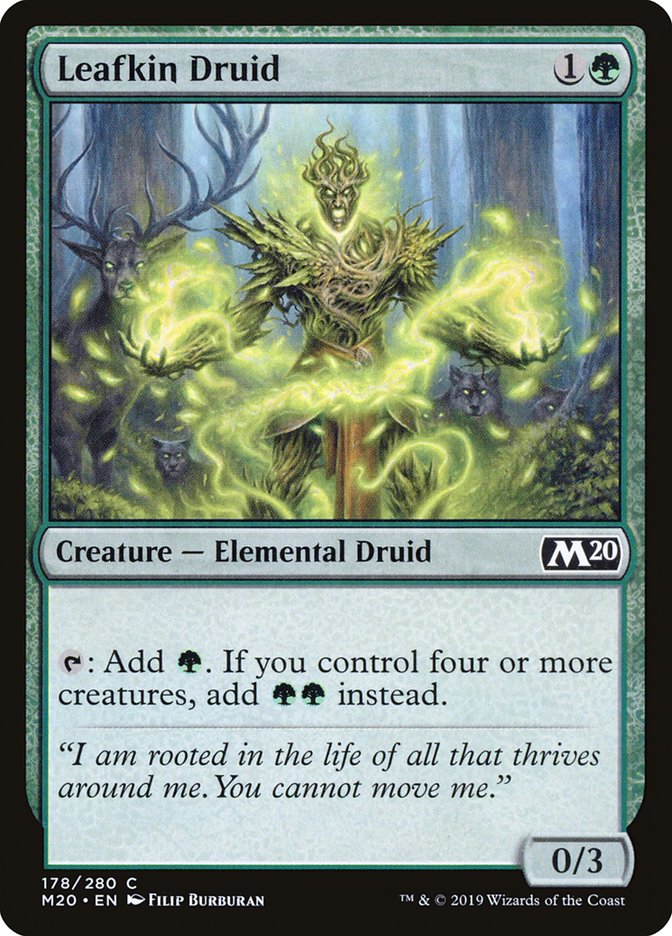 Leafkin Druid [Core Set 2020] | Dragon's Lair Comics and Fantasy Houston TX