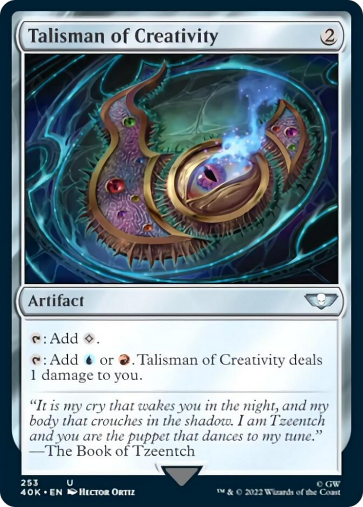 Talisman of Creativity (Surge Foil) [Warhammer 40,000] | Dragon's Lair Comics and Fantasy Houston TX