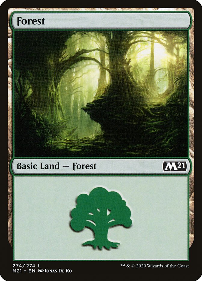 Forest (274) [Core Set 2021] | Dragon's Lair Comics and Fantasy Houston TX