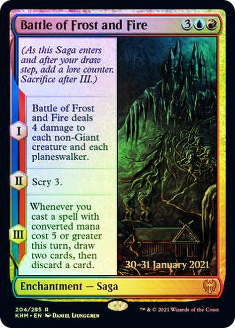 Battle of Frost and Fire [Kaldheim Prerelease Promos] | Dragon's Lair Comics and Fantasy Houston TX