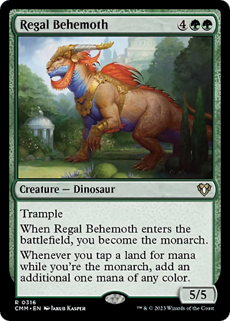 Regal Behemoth [Commander Masters] | Dragon's Lair Comics and Fantasy Houston TX