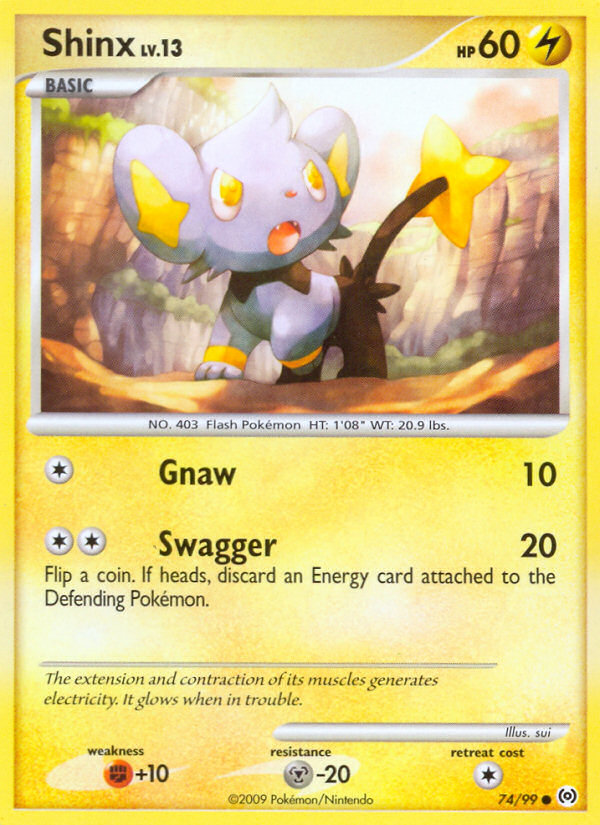 Shinx (74/99) [Platinum: Arceus] | Dragon's Lair Comics and Fantasy Houston TX
