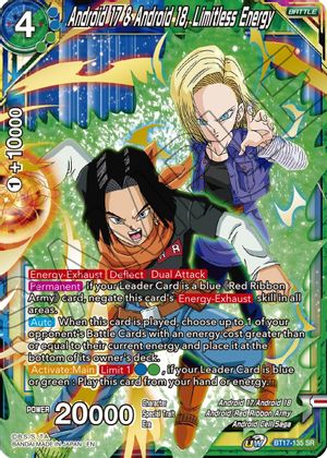 Android 17 & Android 18, Limitless Energy (BT17-135) [Ultimate Squad] | Dragon's Lair Comics and Fantasy Houston TX