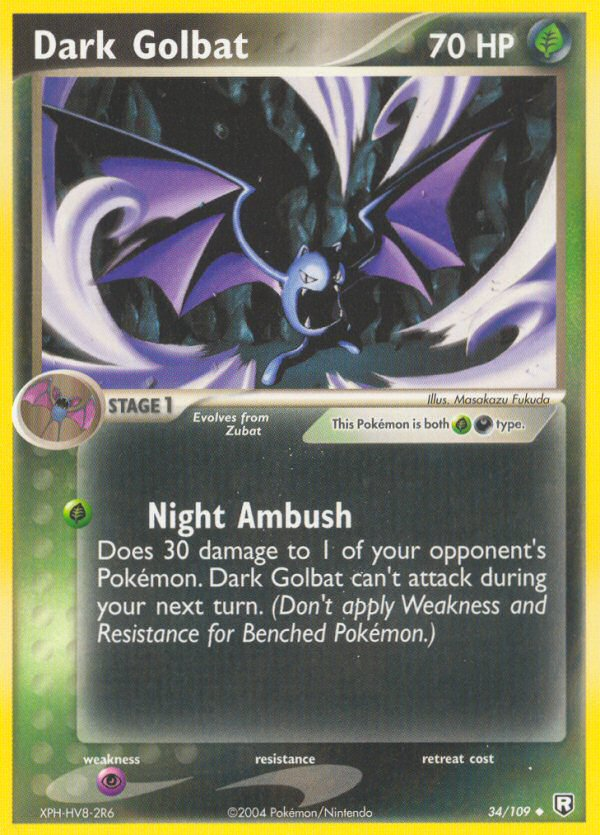 Dark Golbat (34/109) [EX: Team Rocket Returns] | Dragon's Lair Comics and Fantasy Houston TX