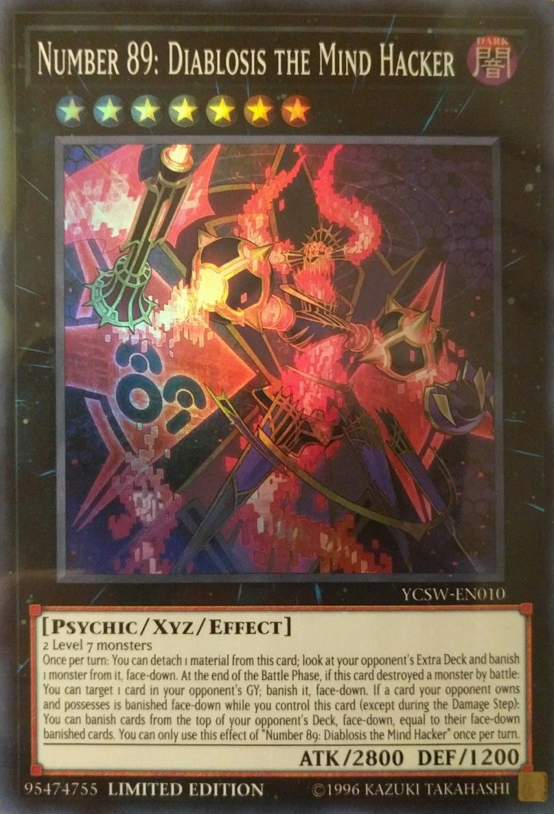 Number 89: Diablosis the Mind Hacker [YCSW-EN010] Super Rare | Dragon's Lair Comics and Fantasy Houston TX