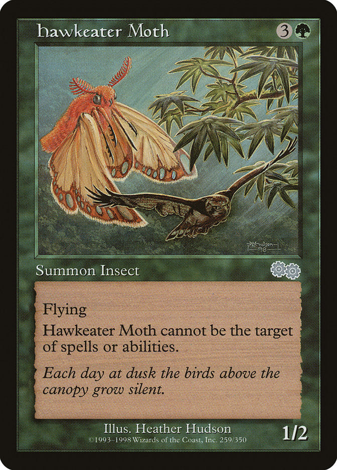 Hawkeater Moth [Urza's Saga] | Dragon's Lair Comics and Fantasy Houston TX