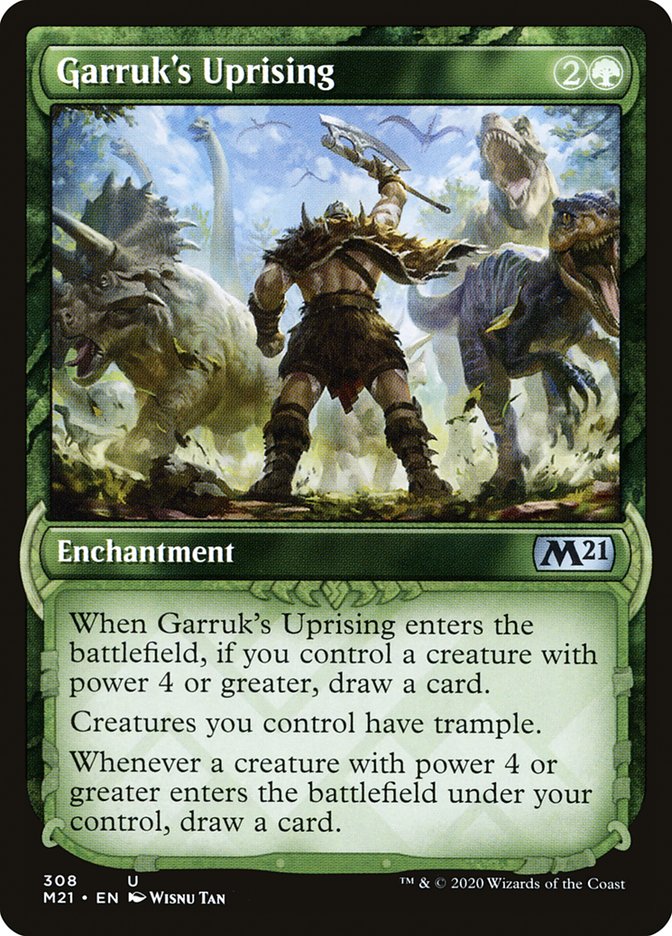 Garruk's Uprising (Showcase) [Core Set 2021] | Odin's Place