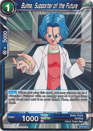 Bulma, Supporter of the Future (BT2-045) [Union Force] | Dragon's Lair Comics and Fantasy Houston TX