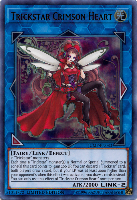 Trickstar Crimson Heart [JUMP-EN083] Ultra Rare | Dragon's Lair Comics and Fantasy Houston TX