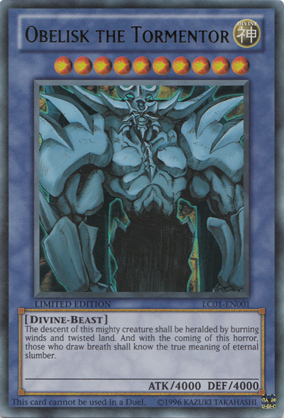 Obelisk the Tormentor [LC01-EN001] Ultra Rare | Dragon's Lair Comics and Fantasy Houston TX
