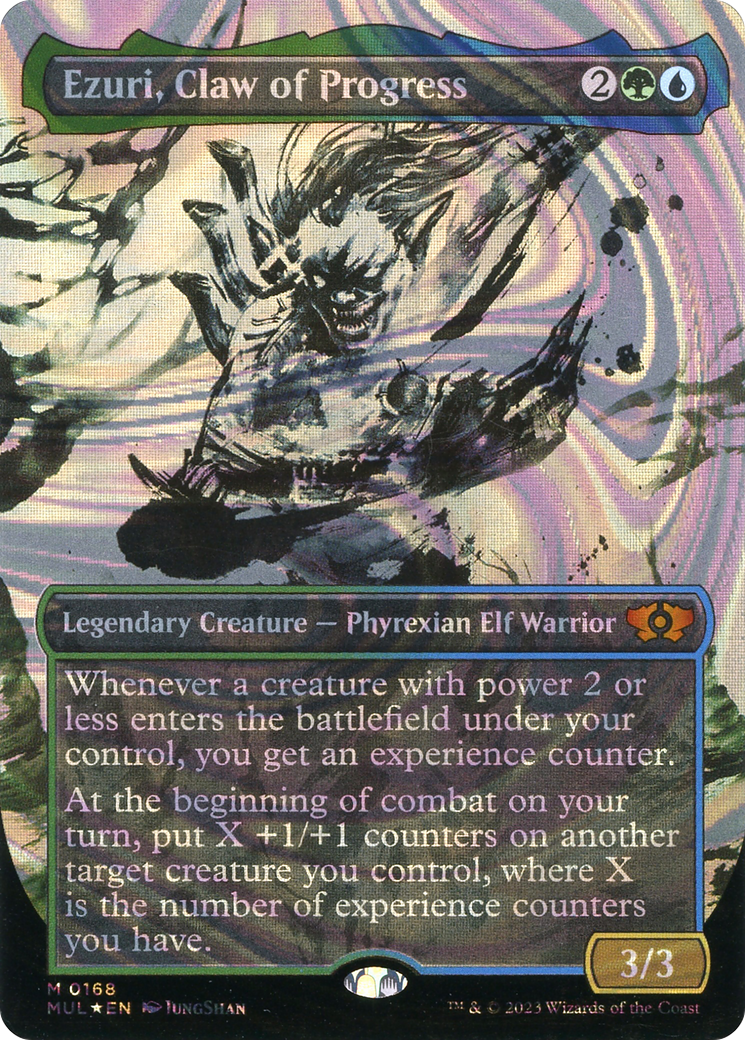 Ezuri, Claw of Progress (Halo Foil) [Multiverse Legends] | Dragon's Lair Comics and Fantasy Houston TX