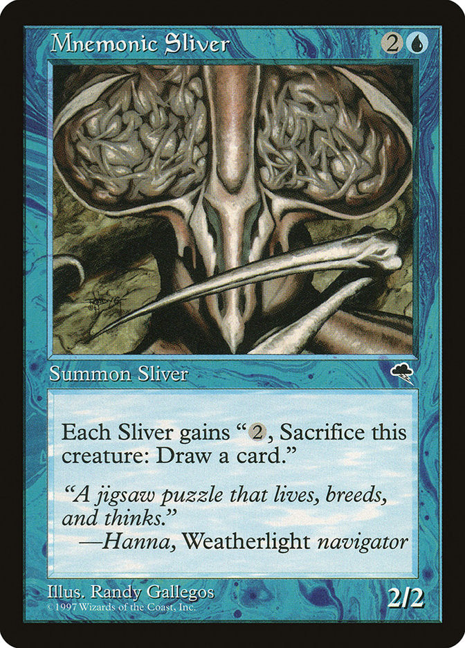 Mnemonic Sliver [Tempest] | Dragon's Lair Comics and Fantasy Houston TX