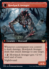 Ill-Tempered Loner // Howlpack Avenger (Extended Art) [Innistrad: Crimson Vow] | Dragon's Lair Comics and Fantasy Houston TX