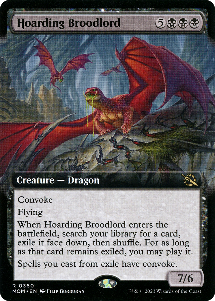Hoarding Broodlord (Extended Art) [March of the Machine] | Dragon's Lair Comics and Fantasy Houston TX