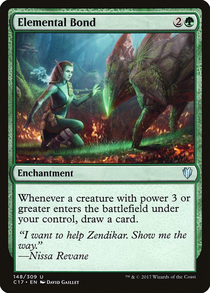 Elemental Bond [Commander 2017] | Dragon's Lair Comics and Fantasy Houston TX