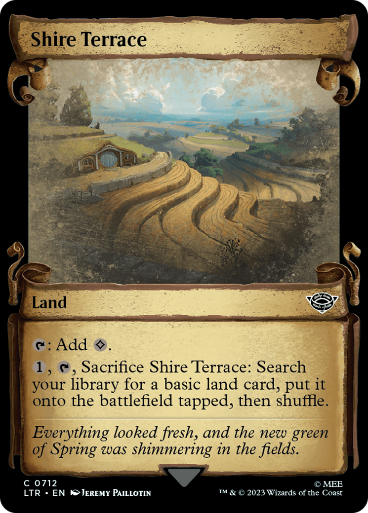 Shire Terrace [The Lord of the Rings: Tales of Middle-Earth Showcase Scrolls] | Dragon's Lair Comics and Fantasy Houston TX