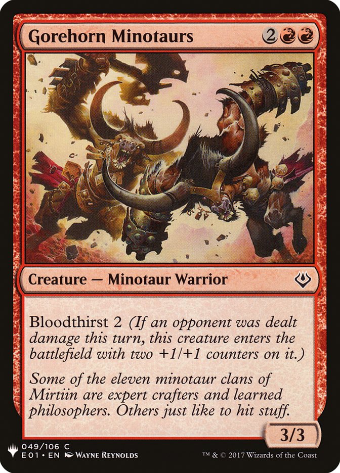 Gorehorn Minotaurs [Mystery Booster] | Dragon's Lair Comics and Fantasy Houston TX