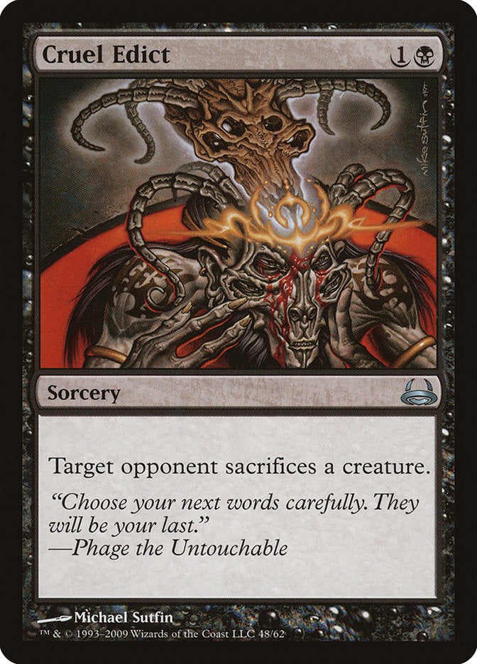 Cruel Edict [Duel Decks: Divine vs. Demonic] | Dragon's Lair Comics and Fantasy Houston TX