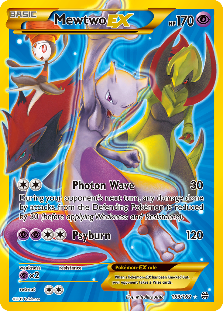 Mewtwo EX (163/162) [XY: BREAKthrough] | Dragon's Lair Comics and Fantasy Houston TX