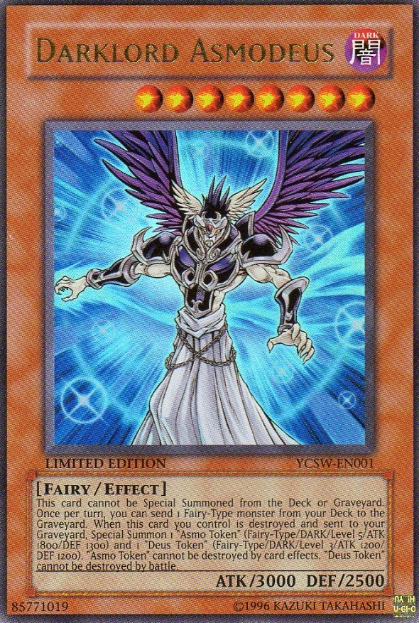 Darklord Asmodeus [YCSW-EN001] Ultra Rare | Dragon's Lair Comics and Fantasy Houston TX