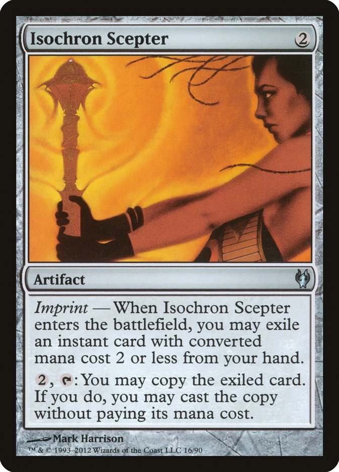 Isochron Scepter [Duel Decks: Izzet vs. Golgari] | Dragon's Lair Comics and Fantasy Houston TX