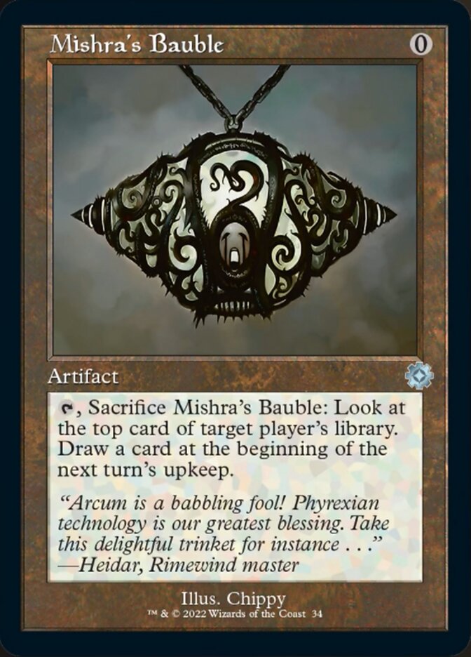 Mishra's Bauble (Retro) [The Brothers' War Retro Artifacts] | Dragon's Lair Comics and Fantasy Houston TX