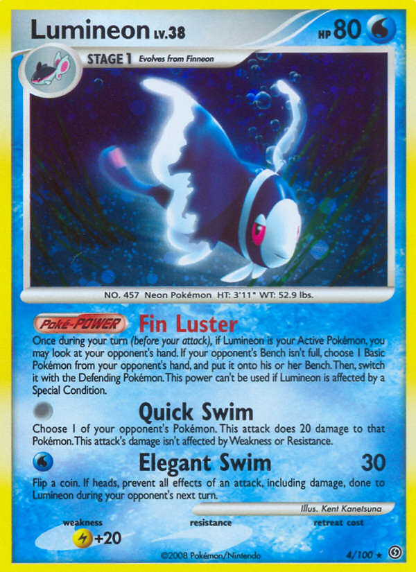 Lumineon (4/100) [Diamond & Pearl: Stormfront] | Dragon's Lair Comics and Fantasy Houston TX