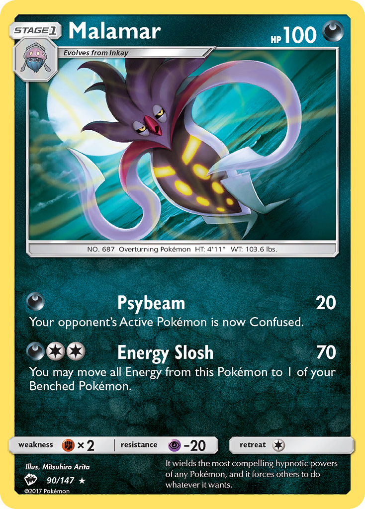 Malamar (90/147) [Sun & Moon: Burning Shadows] | Dragon's Lair Comics and Fantasy Houston TX