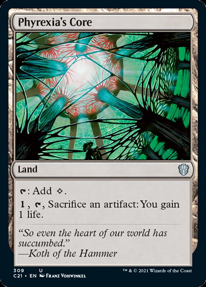 Phyrexia's Core [Commander 2021] | Dragon's Lair Comics and Fantasy Houston TX