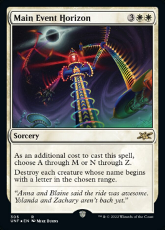 Main Event Horizon (Galaxy Foil) [Unfinity] | Dragon's Lair Comics and Fantasy Houston TX