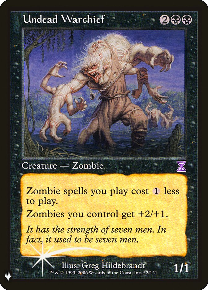 Undead Warchief [Mystery Booster] | Dragon's Lair Comics and Fantasy Houston TX