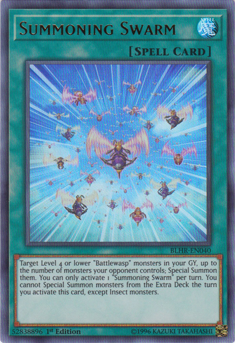 Summoning Swarm [BLHR-EN040] Ultra Rare | Dragon's Lair Comics and Fantasy Houston TX