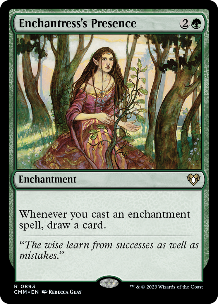Enchantress's Presence [Commander Masters] | Dragon's Lair Comics and Fantasy Houston TX
