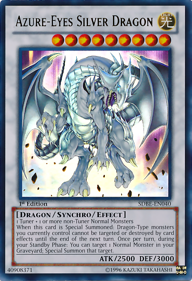 Azure-Eyes Silver Dragon [SDBE-EN040] Ultra Rare | Dragon's Lair Comics and Fantasy Houston TX