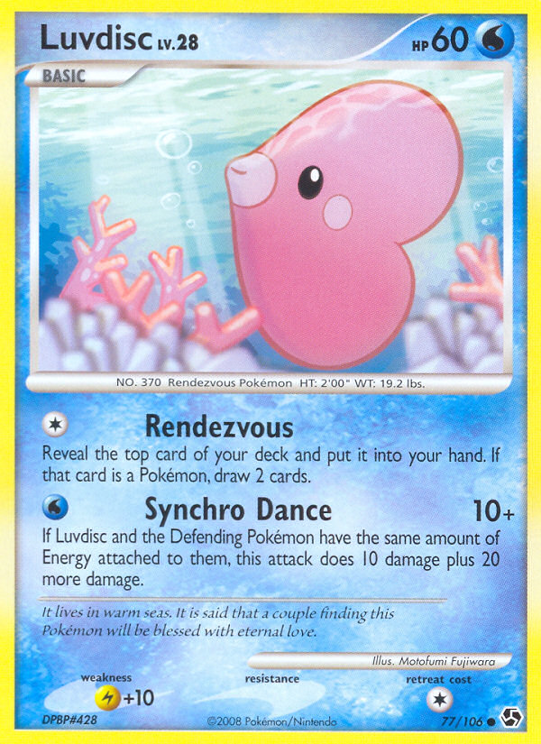 Luvdisc (77/106) [Diamond & Pearl: Great Encounters] | Dragon's Lair Comics and Fantasy Houston TX
