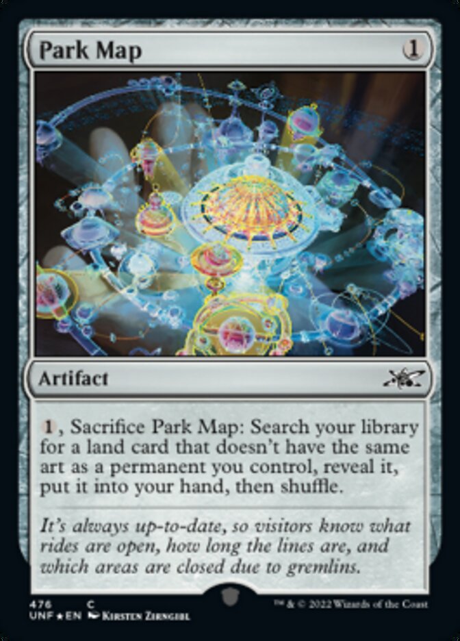 Park Map (Galaxy Foil) [Unfinity] | Dragon's Lair Comics and Fantasy Houston TX