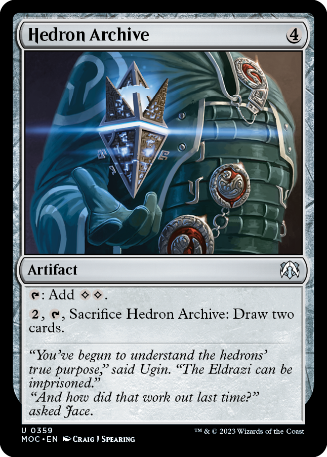 Hedron Archive [March of the Machine Commander] | Dragon's Lair Comics and Fantasy Houston TX