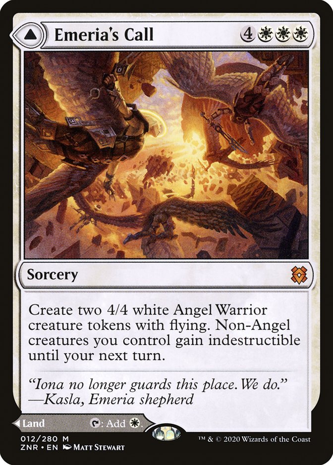 Emeria's Call // Emeria, Shattered Skyclave [Zendikar Rising] | Dragon's Lair Comics and Fantasy Houston TX