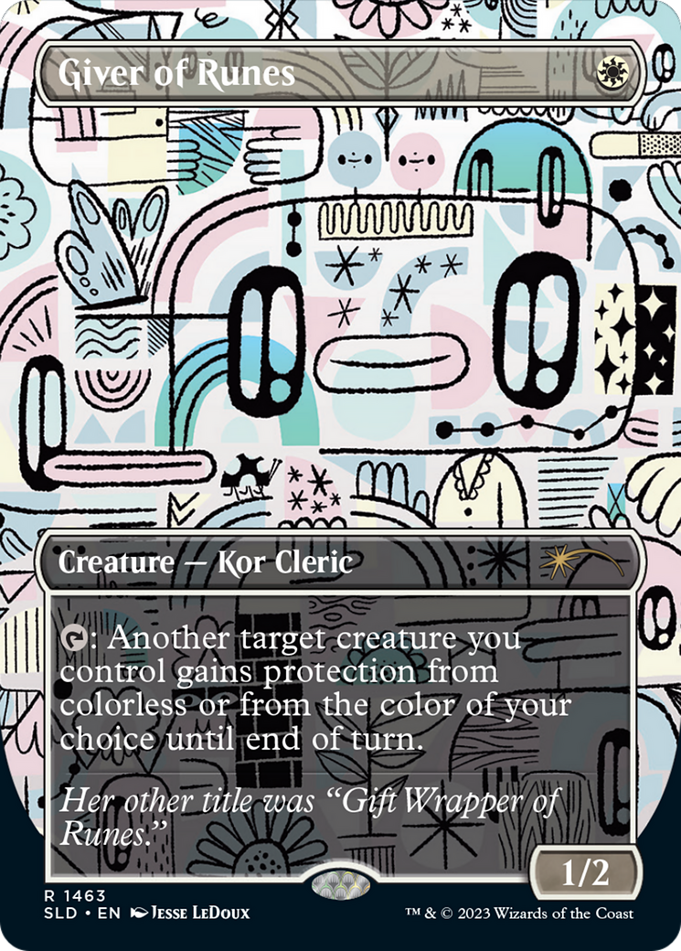 Giver of Runes (Rainbow Foil) [Secret Lair Drop Series] | Dragon's Lair Comics and Fantasy Houston TX