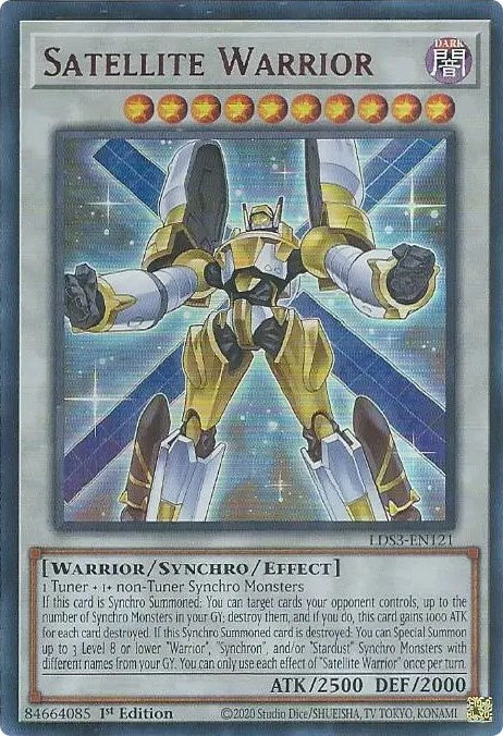 Satellite Warrior (Red) [LDS3-EN121] Ultra Rare | Dragon's Lair Comics and Fantasy Houston TX
