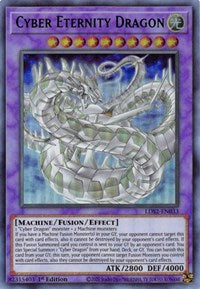 Cyber Eternity Dragon (Green) [LDS2-EN033] Ultra Rare | Dragon's Lair Comics and Fantasy Houston TX