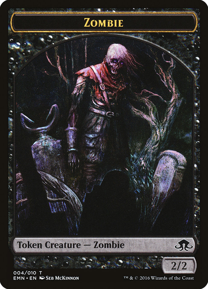 Zombie Token (004/010) [Eldritch Moon Tokens] | Dragon's Lair Comics and Fantasy Houston TX