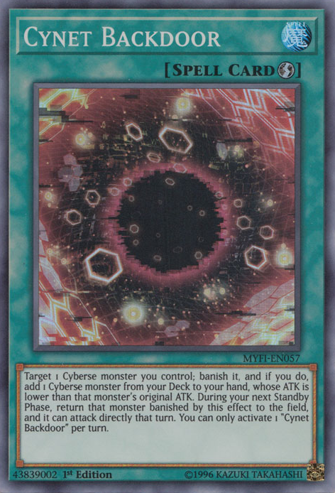 Cynet Backdoor [MYFI-EN057] Super Rare | Odin's Place