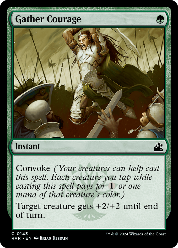 Gather Courage [Ravnica Remastered] | Dragon's Lair Comics and Fantasy Houston TX