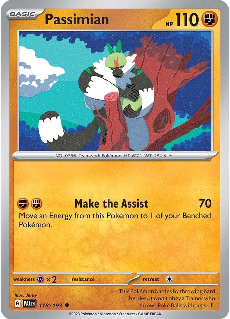 Passimian (118/193) [Scarlet & Violet: Paldea Evolved] | Dragon's Lair Comics and Fantasy Houston TX