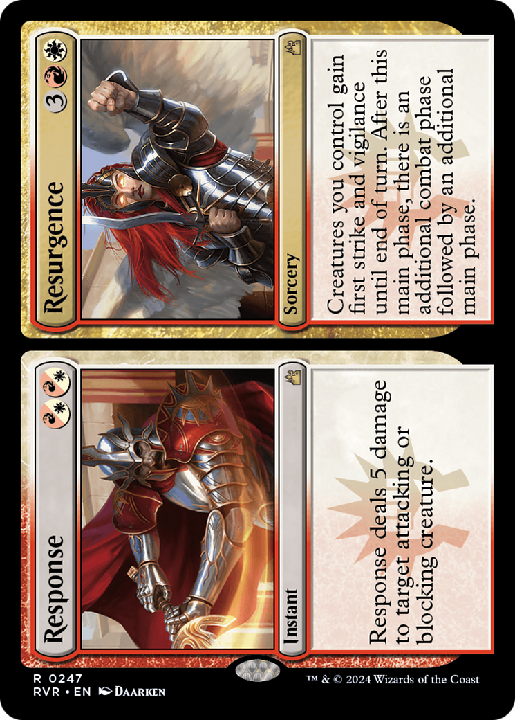 Response // Resurgence [Ravnica Remastered] | Dragon's Lair Comics and Fantasy Houston TX