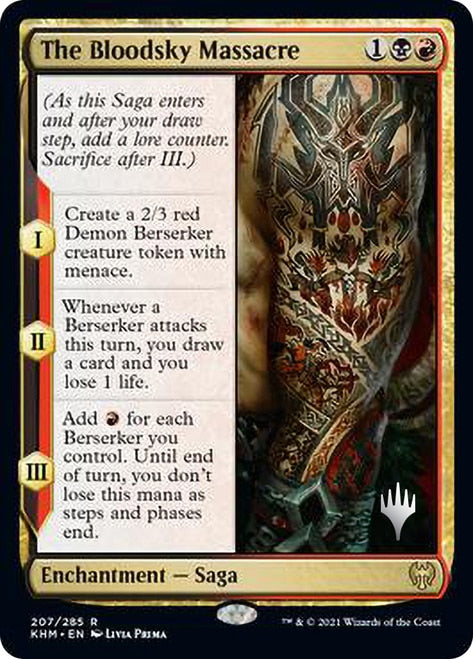 The Bloodsky Massacre (Promo Pack) [Kaldheim Promos] | Dragon's Lair Comics and Fantasy Houston TX